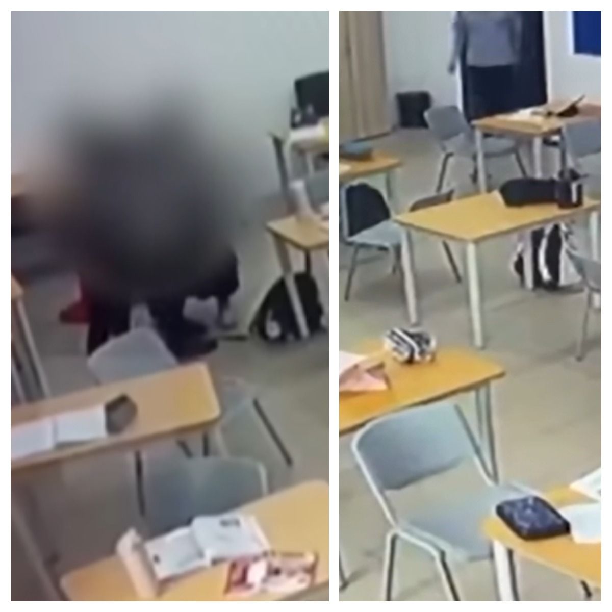 Un elev de 16 ani și-a atacat profesoara și colegii cu un topor, la școală.