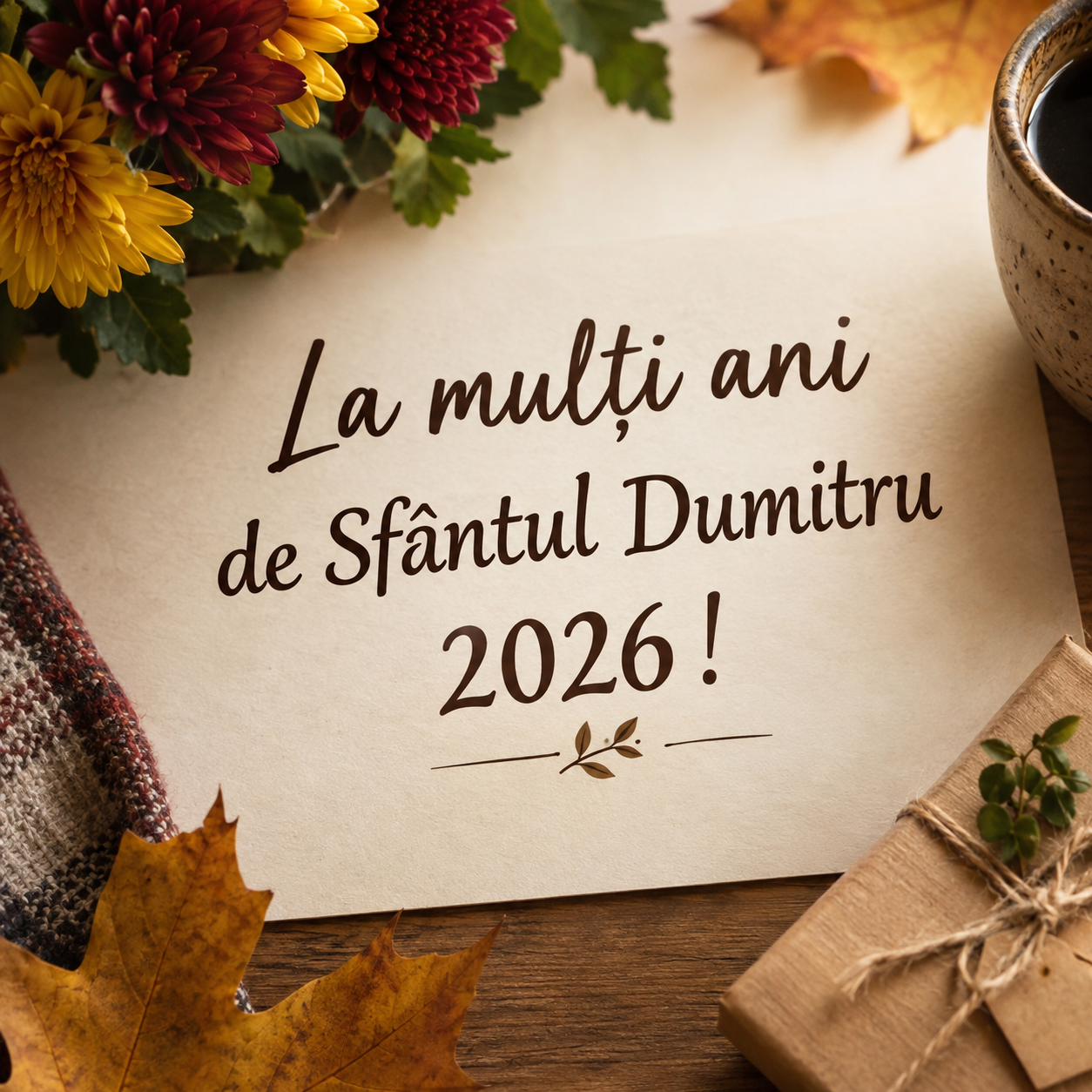 MESAJE de Sfântul Dumitru 2026 Idei de urări și felicitări pentru sărbătoriții zilei: „La mulți ani! Să ai parte de o zi plină de surprize frumoase și clipe memorabile alături de cei dragi!”
