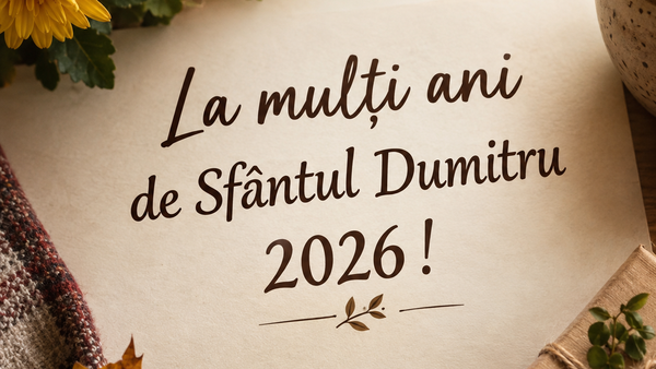 MESAJE de Sf&acirc;ntul Dumitru 2026. Idei de urări și felicitări pentru sărbătoriții zilei: &bdquo;La mulți ani! Să ai parte de o zi plină de surprize frumoase și clipe memorabile alături de cei dragi!&rdquo;