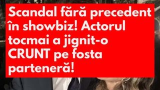 Ce scandal! Actorul tocmai a jignit-o crunt pe fosta parteneră, iar ce a putut scrie pe social media, &icirc;ntr-un moment extrem de important pentru ea, a revoltat pe toată lumea! Nimeni nu se aștepta la un asemenea gest din partea lui. Cuvintele lui au st&acirc;rnit o adevărată furtună