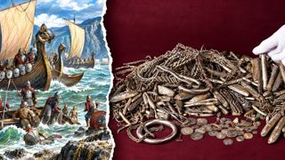 A găsit argint viking &icirc;n timp ce-și amenaja curtea. Comoara are peste 18 kg