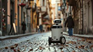 Primul oraș din Rom&acirc;nia cu roboți care fac curat pe stradă. Pot să și vorbească cu oamenii