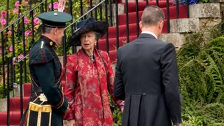 Moment amuzant la Palatul Holyroodhouse din Edinburgh. Protagonista, nimeni alta dec&acirc;t Prințesa Anne
