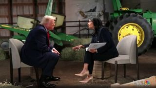 Trump a &icirc;ntrerupt brusc un interviu NBC după un schimb tensionat de replici