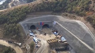 A doua galerie a tunelului Boița 1 de pe Autostrada Sibiu-Pitești a fost străpunsă