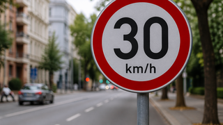 Restricția de viteză la 30 km/h mai puțin cunoscută de șoferi. Unde și c&acirc;nd se aplică