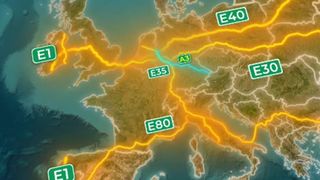 Cel mai lung drum din Europa. Traversează 10 țări și ajunge p&acirc;nă &icirc;n Asia