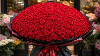 Cel mai scump buchet pentru Valentine&rsquo;s Day costă c&acirc;t o mașină. Ce are at&acirc;t de special