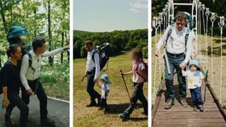 Așa președinte modest nu s-a mai văzut. Imagini fabuloase cu Nicușor Dan, în drumeție pe munte, la cămașă albă, alături de Mirabela și cei doi copii / VIDEO