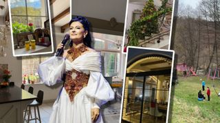 Cum arată conacul de la țară al Olguței Berbec. Artista și-a ridicat o vilă impunătoare &icirc;n satul natal. Are și o grădină imensă, chiar l&acirc;ngă pădure. Casa este ca din filme. De VIS! / GALERIE FOTO