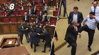 VIDEO Bătaie ca-n galele MMA &icirc;n Parlament. S-au &icirc;mpărţit pumni şi picioare p&acirc;nă aleşii au plecat cu ambulanţa