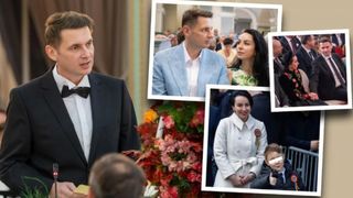 NUNTĂ mare &icirc;n politică. Mircea Abrudean, președintele Senatului, s-a recăsătorit cu soția lui. Adina e director la Curtea de Conturi, iar &icirc;n trecut a fost avocat &icirc;n baroul Cluj. Bolojan a fost invitatul special!
