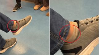 Apariţie halucinantă &icirc;n metroul bucureştean! Tatuajul care le-a atras atenţia tuturor călătorilor! Posesorul lui ar putea face  ani grei de &icirc;nchisoare