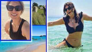 Locul de VIS &icirc;n care a plecat Monica B&icirc;rlădeanu &icirc;n vacanță cu Valeriu Gheorghiță. A postat și primele imagini din escapada romantică de pe malul Atlanticului / GALERIE FOTO