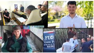 Ți se rupe sufletul! Frații &icirc;necați &icirc;n stațiunea Olimp, conduși pe ultimul drum. AVEM primele imagini de la &icirc;nmorm&acirc;ntare