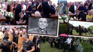 Gabi Mureșan a fost condus pe ultimul drum. Furtună puternică la slujbă, a pl&acirc;ns cerul pentru el. Imagini IMPRESIONANTE de la &icirc;nmorm&acirc;ntare! / GALERIE FOTO