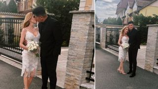 Nuntă mare &icirc;n showbiz. Stelian Ogică s-a căsătorit pentru a 5-a oară. Doar ce a divorțat de Alexandra și tocmai a semnat cu Paula. Cei doi vor locui separat și se vor vedea doar &icirc;n weekend / GALERIE FOTO