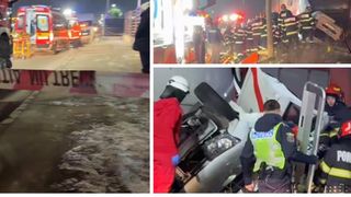 Accident grav în Chiajna! Ce s-a întâmplat cu șoferul prins sub tren și cum s-a produs tragedia care a șocat zona? IMAGINI DRAMATICE de la fața locului