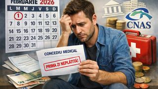 Lovitura pentru angajati! Din februarie 2026, prima zi de concediu medical NU se mai plătește