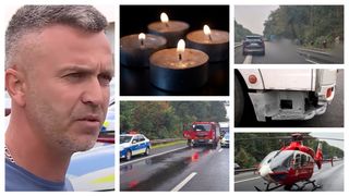Mărturiile șoferului care a acroșat din plin un cuplu, pe autostrada A1, București-Pitești! Filmul tragediei romantice este unul greu de urmat