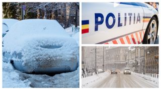 Amendă de p&acirc;nă la 4.000 de lei pentru șoferii care fac această greșeală pe timp de ninsoare