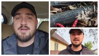 Ce a găsit unul din gemenii Graur în spatele casei. Acesta a filmat totul și a cerut ajutorul urmăritorilor: “Mă întreb ce se poate face cu ea.”