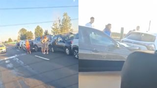 Accident grav pe Autostrada Soarelui! Nouă mașini au fost implicate, iar traficul blocat. Breaking news