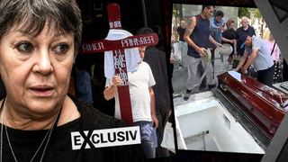 EXCLUSIV | Anca Pandrea s-a întors la marea ei iubire. Actrița își va dormi somnul de veci alături de Iurie Darie. Imagini de la înmormântare