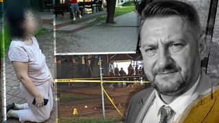 Scena sf&acirc;șietoare cu soția polițistului din Piatra Neamț, ucis de propriul fiu. S-a așezat pe jos, la căpăt&acirc;iul lui, &icirc;mpietrită de durere