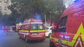 Un salon de la etajul trei al Institutului Fundeni a fost cuprins de foc. 37 de pacienți au fost evacuați de urgență