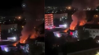 O casă din Slatina a fost cuprinsă &icirc;n totalitate de foc. Două persoane v&acirc;rstnice și o fetiță de 6 ani au ajuns la spital