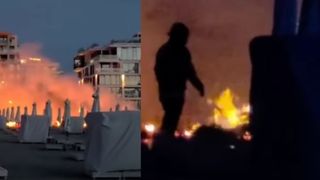 Două localuri s-au facut scrum &icirc;n Mamaia, noaptea trecută. De la ce ar fi pornit deflagrația