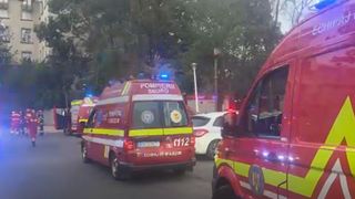 Un salon de la etajul trei al Institutului Fundeni a fost cuprins de foc. 37 de pacienți au fost evacuați de urgență