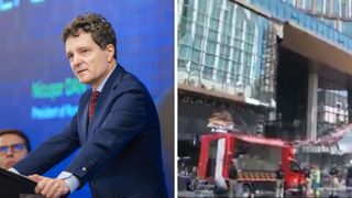 Prima reacție a lui Nicușor Dan, după ce un rom&acirc;n a sf&acirc;rșit &icirc;n clădirea cuprinsă de foc, din centrul Bruxellesului