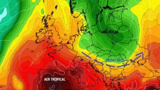 Aer polar și aer tropical, peste Europa. Rom&acirc;nia va fi la &bdquo;intersecție&rdquo;: vin furtunile, iar temperaturile scad chiar și la 0 grade