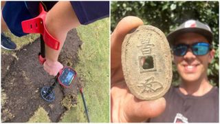 Un bărbat cu un detector de metale a făcut o descoperire de senzație pe un fost loc de campare din timpul Goanei după Aur