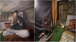 Un t&acirc;năr s-a mutat &icirc;ntr-o &bdquo;cutie din beton&rdquo; fără ferestre după ce a rămas șomer, iar acum c&acirc;știgă o avere din asta