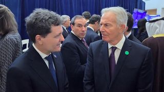 Primele imagini cu Nicușor Dan la inaugurarea Consiliului Păcii din Washington