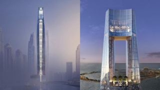 Cel mai înalt hotel din lume, abia deschis, a atins accidental recordul. Acum, Ciel Tower arată ca un „ac de cusut” cu 82 de etaje