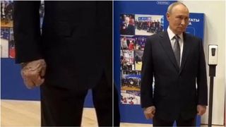 Mâna umflată a lui Vladimir Putin stârnește un nou val de speculații privind sănătatea președintelui rus