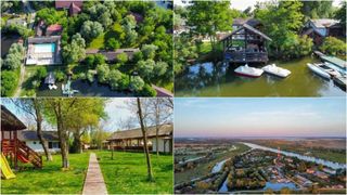 O insulă privată din Delta Dunării se vinde iar prețul tocmai s-a prăbușit. Are locuri de cazare, restaurant și piscină