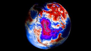&Icirc;ncălzirea stratosferei a &icirc;nceput iar vortexul polar &bdquo;s-a rupt&rdquo; &icirc;n două. Cum va fi afectată vremea &icirc;n Europa