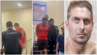 Primele imagini cu momentul &icirc;n care a fost capturat &icirc;n Bali asasinul lui Adrian Kreiner. &Icirc;și vopsise părul ca să nu fie recunoscut