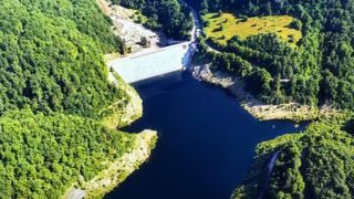 Un lac de acumulare renaște după 12 ani. Barajul Leșu este umplut cu apă &icirc;n proporție de 15%