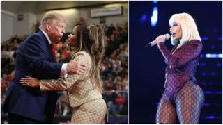 Donald Trump i-a lăudat lui Nicki Minaj &bdquo;fundul superb&rdquo; &icirc;n timpul unui discurs la un miting: &bdquo;E greu să nu-l remarci&rdquo;