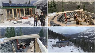 Un cuplu și-a construit casa cu 700 de anvelope vechi, sticle și lemn. Iarna este acoperită cu zăpadă, dar &icirc;n interior sunt 27 de grade