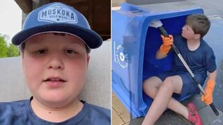Un băiat de 11 ani spală pubelele de gunoi ale vecinilor și c&acirc;știgă bani buni din asta. Nu-și imagina și că va deveni faimos