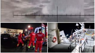 "Au avut noroc. Dacă &icirc;nt&acirc;rziam 20 de minute, cred că nu-i mai găseam". Cum a fost salvat echipajul navei lovite &icirc;n Marea Neagră
