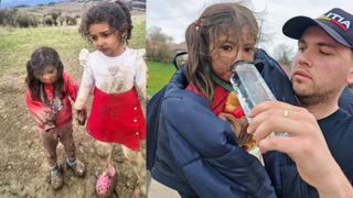 Au fost găsite Melisa și Rebeca, fetițele de 4 și 5 ani dispărute de acasă: Erau în pădure, flămânde, murdare și înghețate de frig