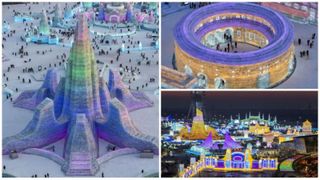 S-a deschis cel mai mare oraș de gheață din lume, iar imaginile surprinse din dronă sunt uluitoare